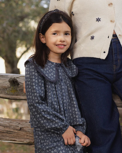 Rylee + Cru Fern Blouse Heart Ditsy