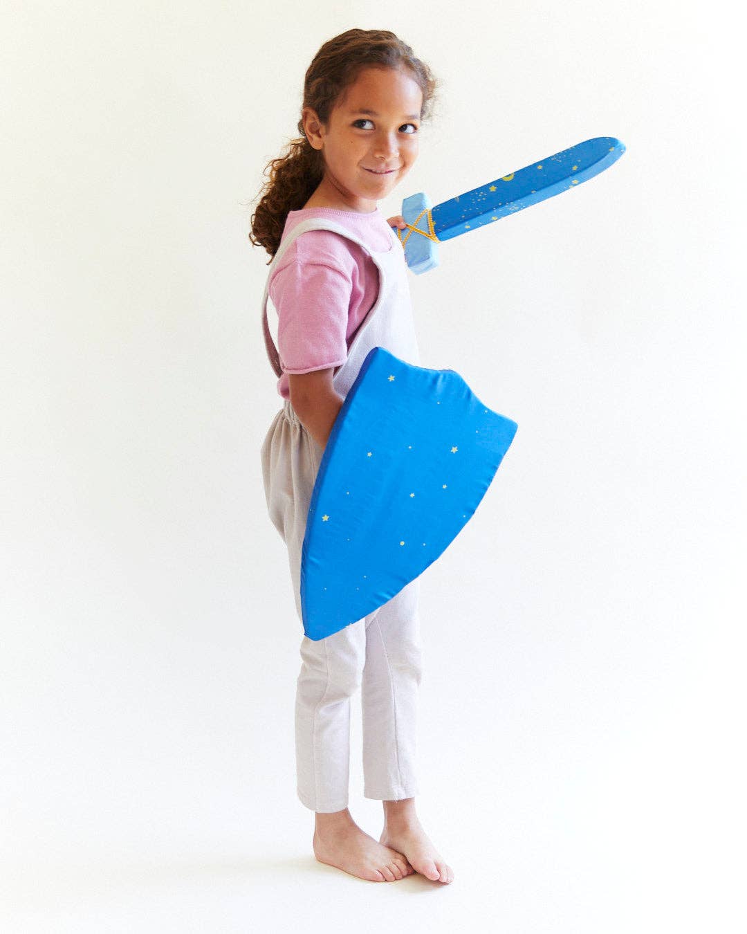 Sarah’s Silks - Soft Star Shield for Knight Costume, Pretend Play