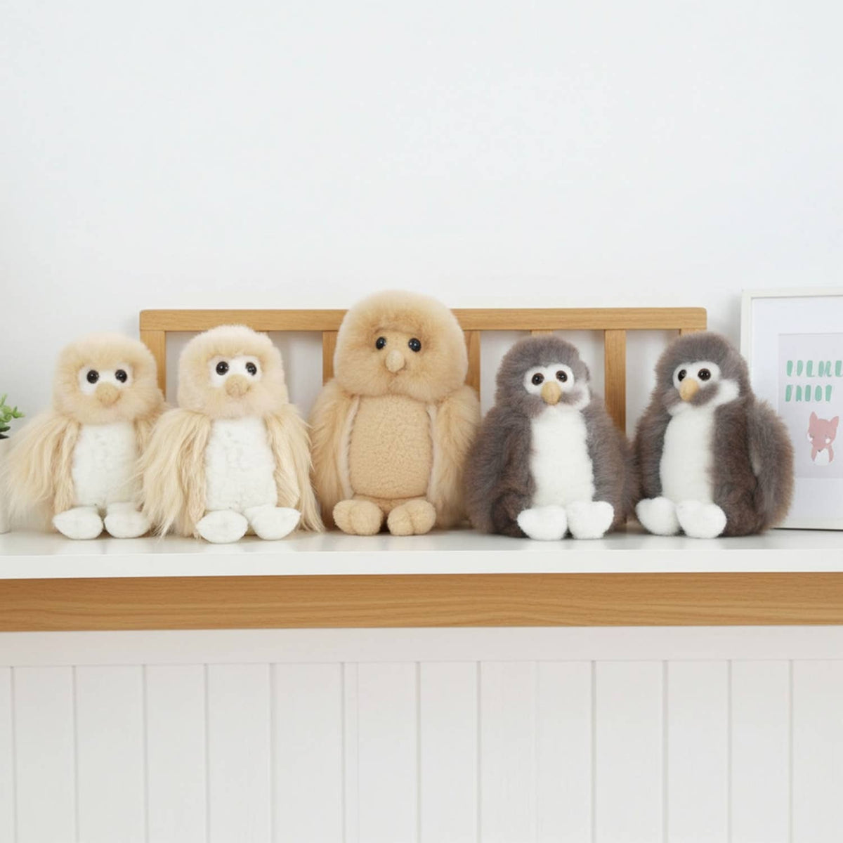 Shupaca Alpaca - Alpaca Stuffed Animal - Owl Large