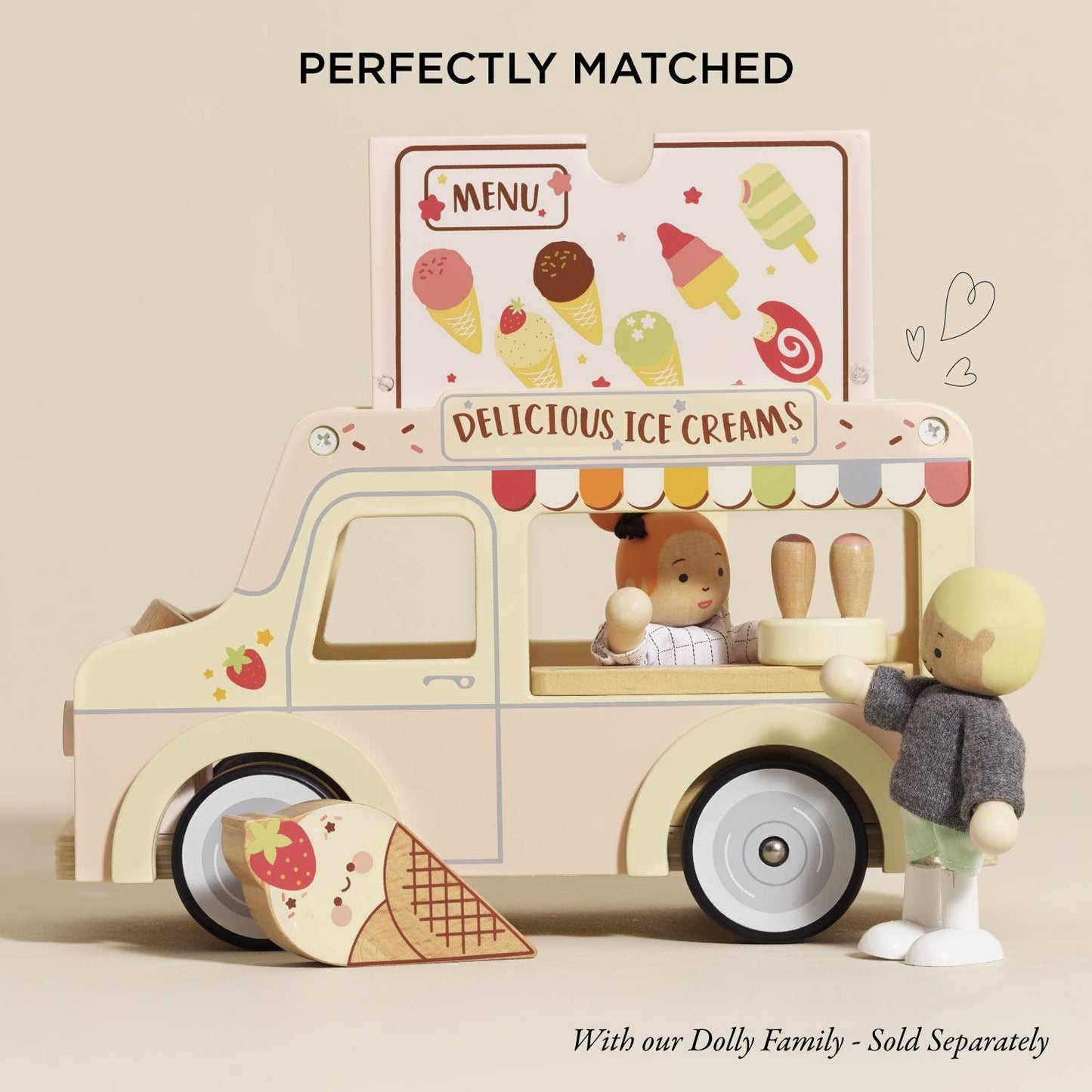 Le Toy Van, Inc. - Wooden Ice Cream Van