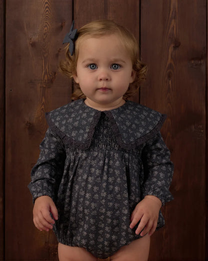 Rylee + Cru Fern Romper Heart Ditsy