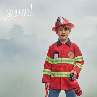 Speedy Monkey - Fireman Costume Set for Children - Role-Play - (sz 4-7 yrs)
