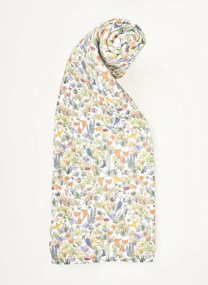 Timo & Violet Shawl Blanket - Foxy Forest