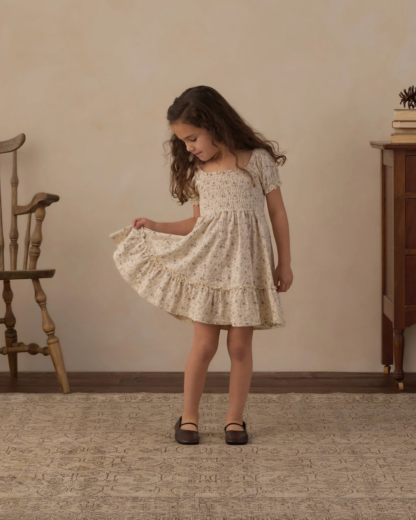 Rylee + Cru Sage Jersey Dress Meadow