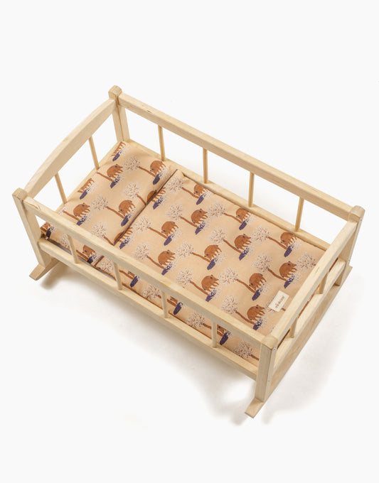 Minikane Doll Bed Birchwood