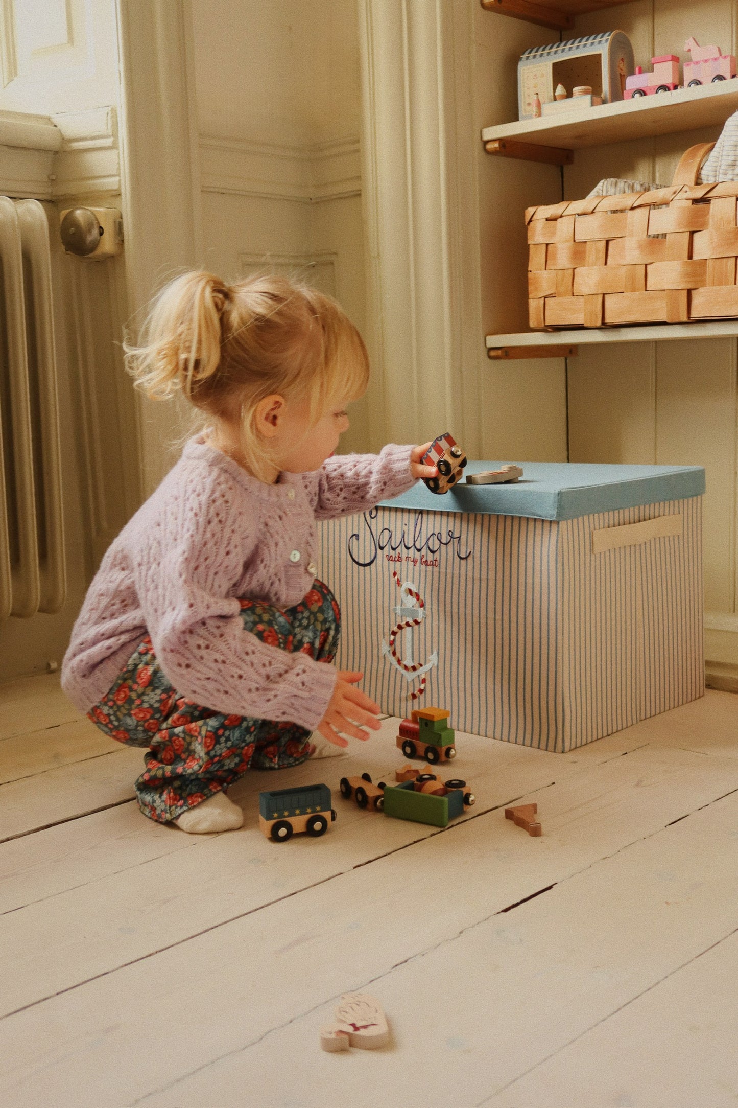 Konges Sløjd Wooden Animal Train