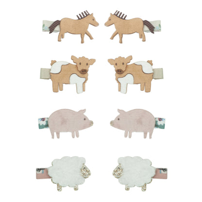 Mimi & Lula Farm Animal Mini Clips