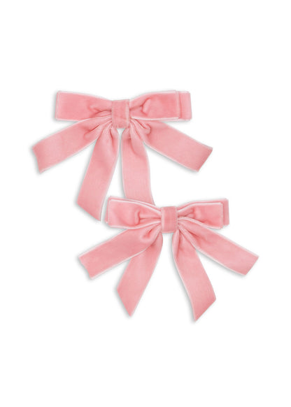 Konges Sløjd 2 Pack Velvet Double Bow Hair Clips