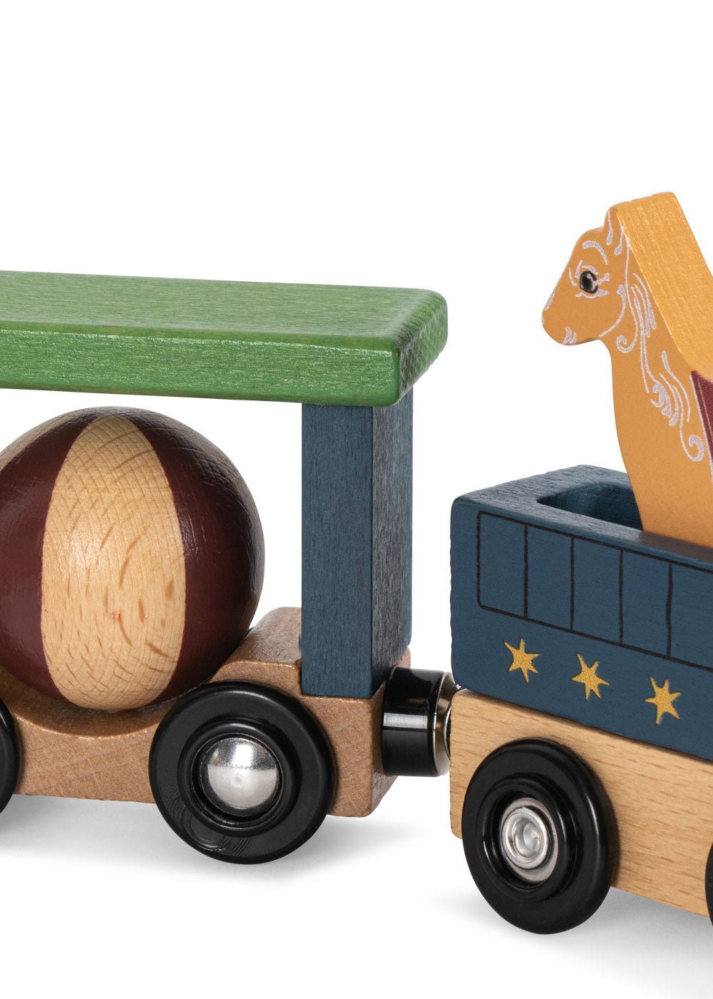 Konges Sløjd Wooden Animal Train