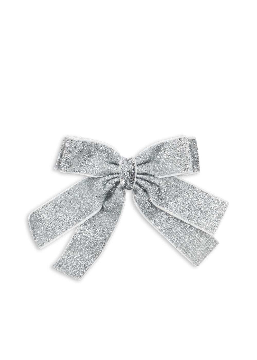 Konges Sløjd Glitter Velvet Double Bow Hair Barrette