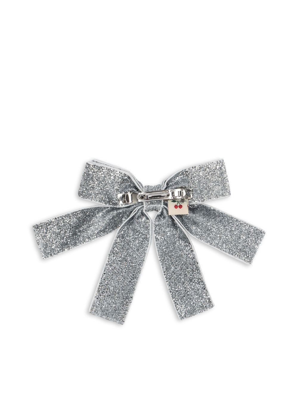 Konges Sløjd Glitter Velvet Double Bow Hair Barrette