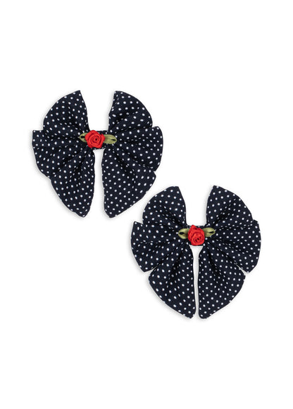 Konges Sløjd 2 Pack Rose Rouge Bow Hair Clip