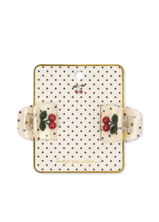 Konges Sløjd 2 Pack Cherry Dot Hair Claws