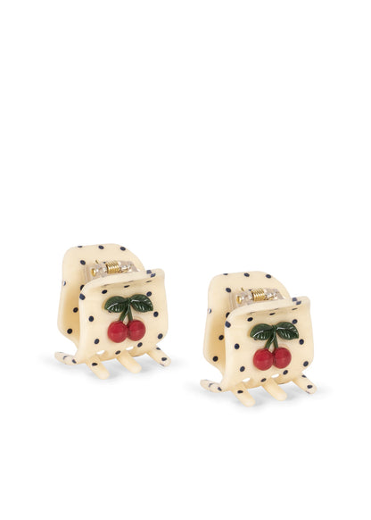Konges Sløjd 2 Pack Cherry Dot Hair Claws