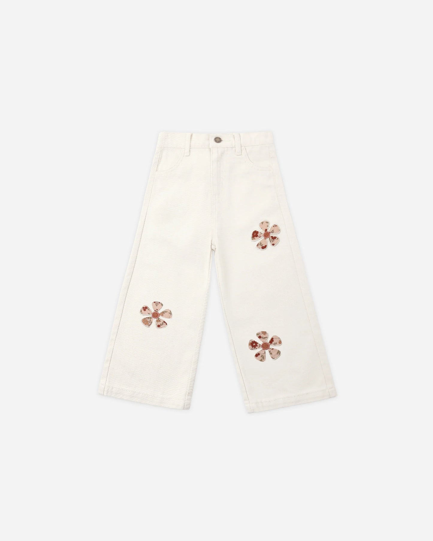 Rylee + Cru Straight Leg Pant Daisy Patches