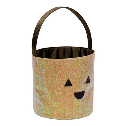Mimi & Lula Glitter Pumpkin Trick or Treat Bag - Shimmer