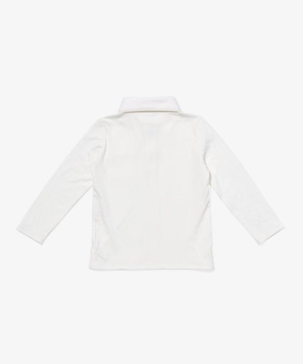 Oso & Me Parker Polo - Vanilla Piping