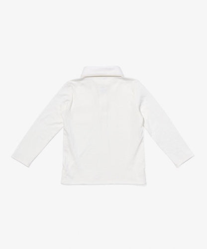 Oso & Me Parker Polo - Vanilla Piping