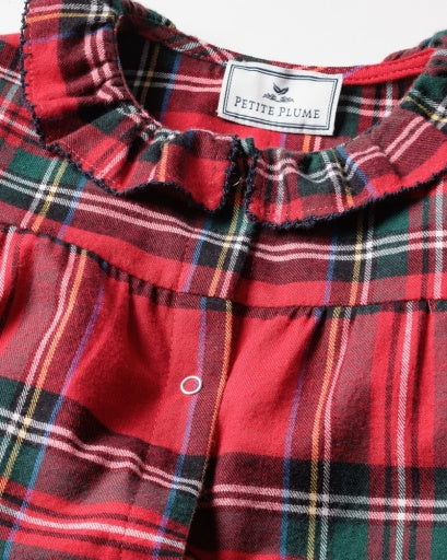 Petite Plume Imperial Tartan Madeline Romper