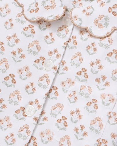 Petite Plume Children's Twill Colette Pajama Set - Estate Garden