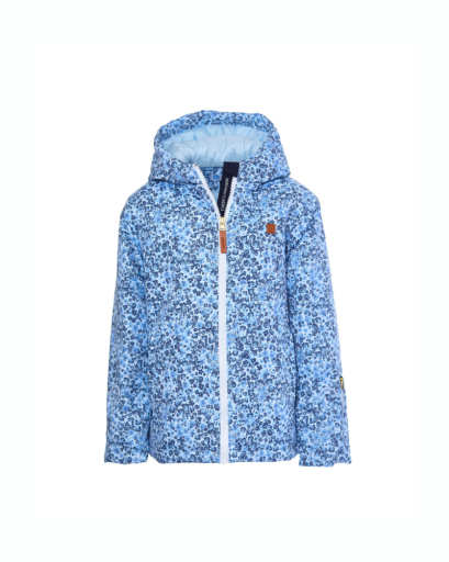 Northern Classics Kids Winter Coat - Blue Ditsy Floral