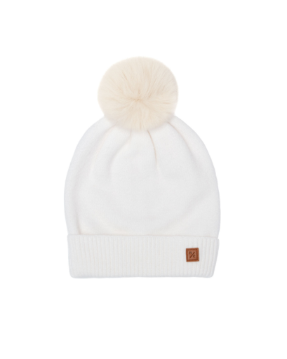 Northern Classics Knit Pom Hat - Winter White