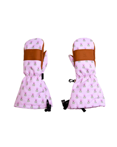 Northern Classics Kids Waterproof Ski Mitten - Pink Marigold
