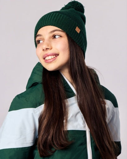 Northern Classics Knit Pom Hat - Ivy Green