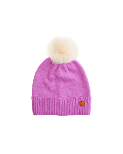 Northern Classics Knit Pom Hat - Pink Lavender