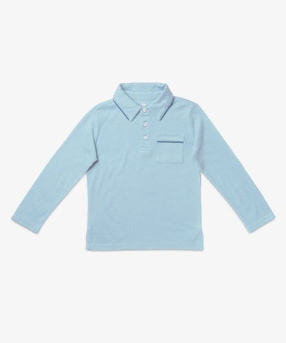 Oso & Me Parker Polo - Sky Blue