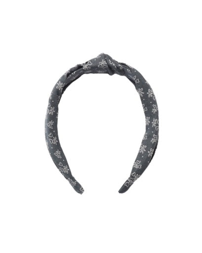 Rylee + Cru Knotted Headband Heart Ditsy