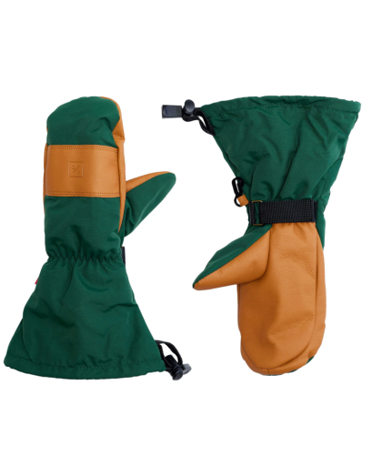 Northern Classics Kids Waterproof Ski Mitten - Ivy Green