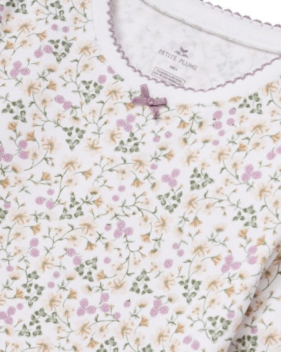 Petite Plume Children's Snug Fit Pajama Set - Meadow Bloom