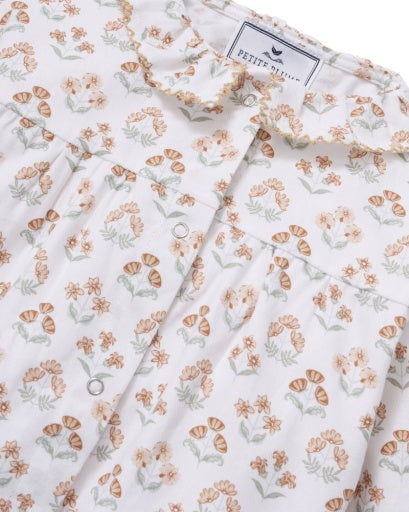 Petite Plume Baby's Madeline Romper - Estate Garden