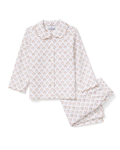 Petite Plume Children's Twill Colette Pajama Set - Estate Garden