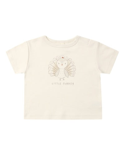 Quincy Mae Boxy Tee Turkey