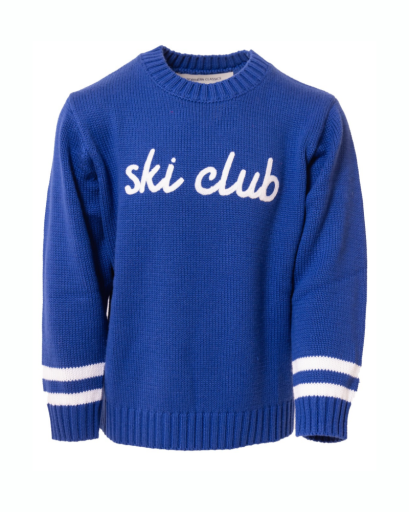 Northern Classics Kids Ski Club Sweater - Varsity Blue