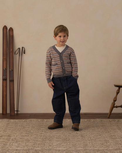 Rylee + Cru Wynn Cardigan Multi-Stripe