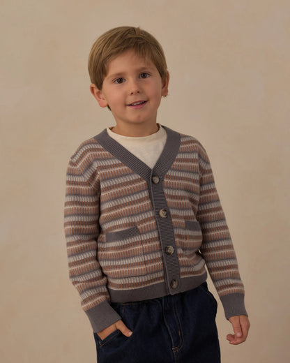 Rylee + Cru Wynn Cardigan Multi-Stripe