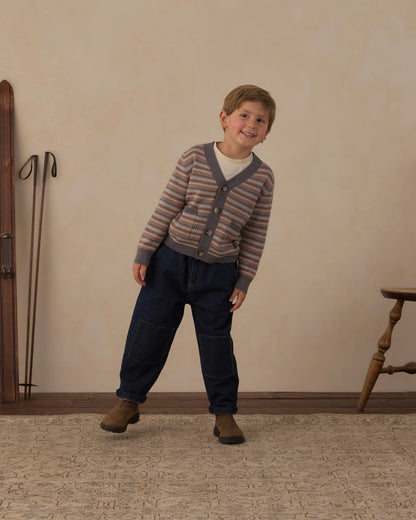 Rylee + Cru Wynn Cardigan Multi-Stripe