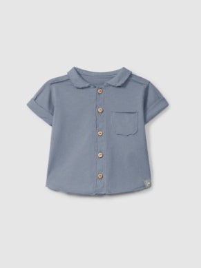 Snug Button Up Short Sleeve Shirt