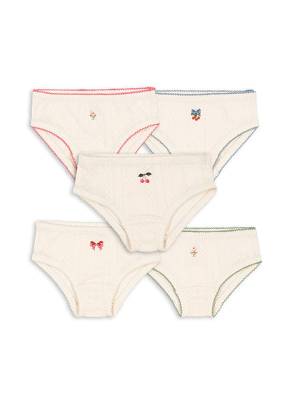 Konges Sløjd Minna 5 Pack Girl Underpants
