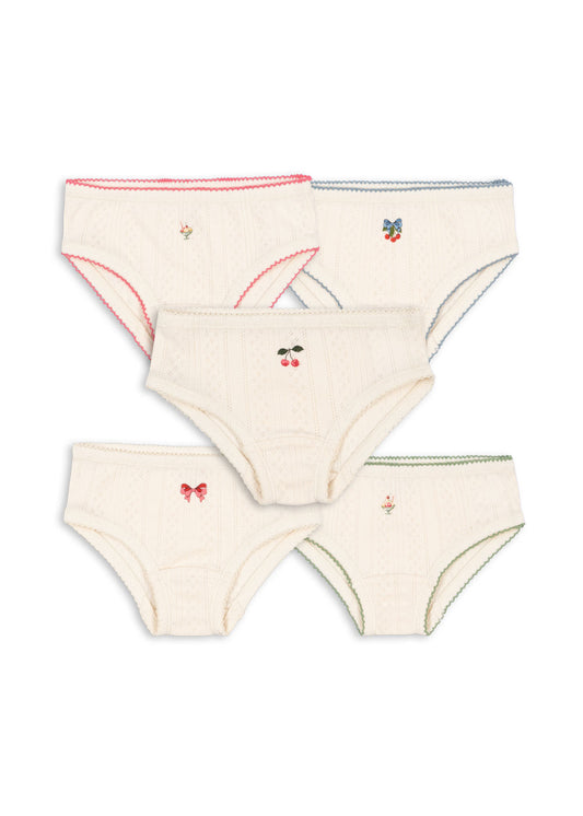 Konges Sløjd Minna 5 Pack Girl Underpants
