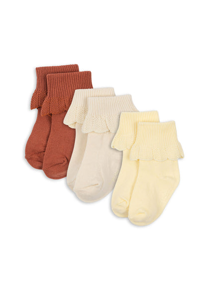 Konges Sløjd 3 Pack Frill Socks