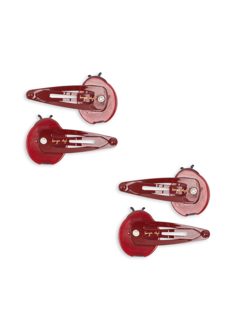 Konges Sløjd Ladybug 4 Pack Hair Clips