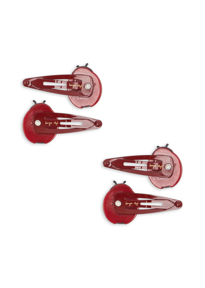 Konges Sløjd Ladybug 4 Pack Hair Clips
