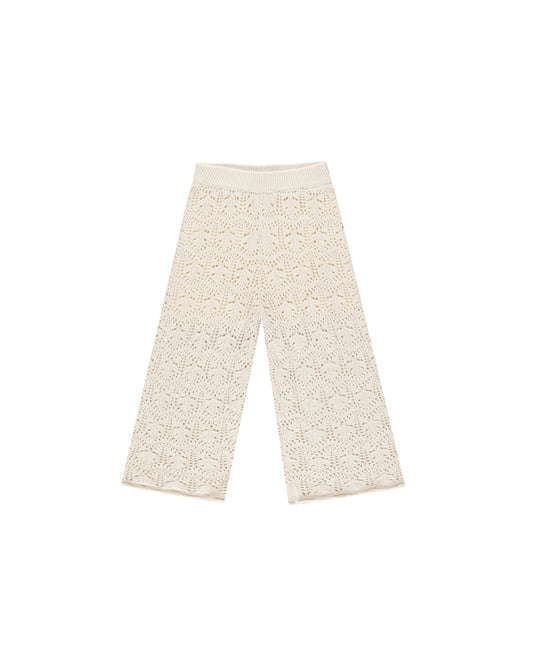 Rylee + Cru Crochet Knit Pants