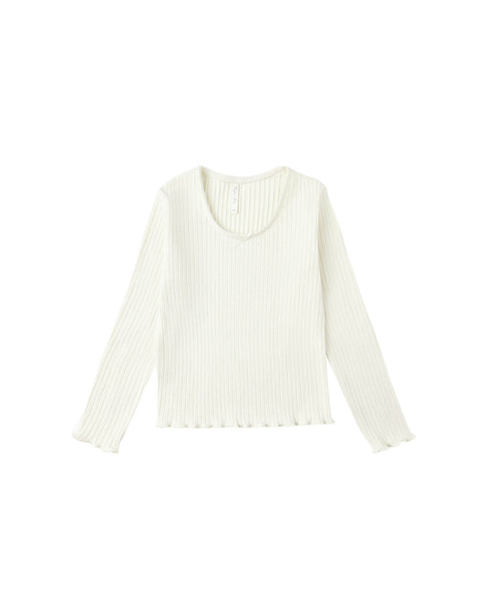 Rylee + Cru Ribbed Long Sleeve