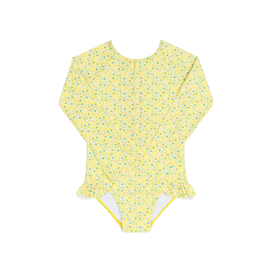 Minnow Girls Zip Rashguard