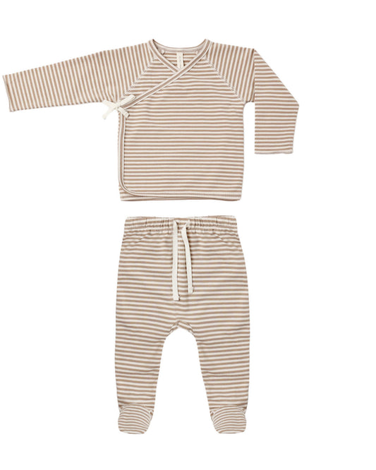 Quincy Mae Wrap Top Set
